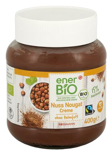 Ener Bio Nuss Nougat Creme, vegan