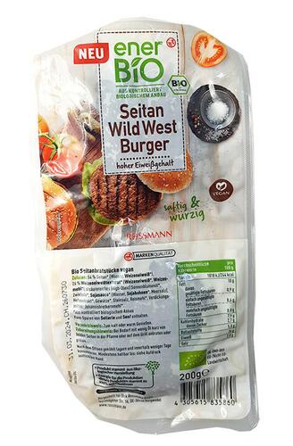 Ener Bio Seitan Wild West Burger