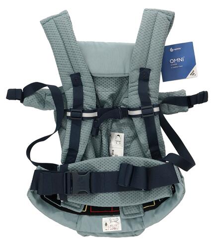 Ergobaby Omni Breeze Babytrage Softflex Mesh, Slate Blue