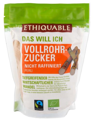 Ethiquable Vollrohr-Zucker nicht raffiniert Peru