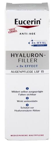 Eucerin Hyaluron-Filler + 3x Effect Augenpflege LSF 15