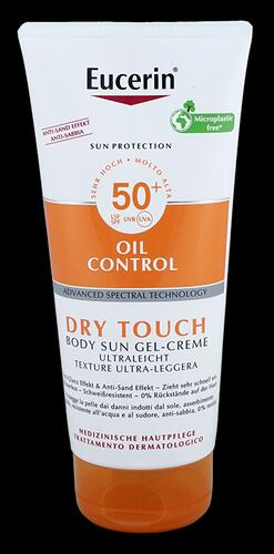 Eucerin Oil Control Dry Touch Body Sun Gel-Creme, LSF 50+