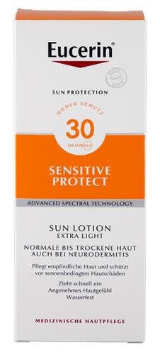 Eucerin Sensitive Protect Sun Lotion Extra Light LSF 30