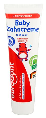 Eurodont Baby Zahncreme, Himbeergeschmack