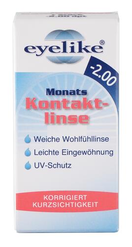 Eyelike Monatskontaktlinse, -2,00 dpt