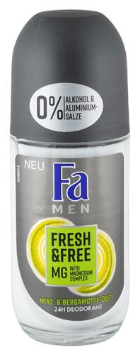 Fa Men Fresh & Free Minz- und Bergamotte-Duft 24H Deodorant