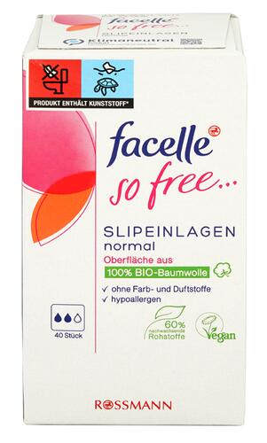 Facelle So Free Slipeinlagen, normal