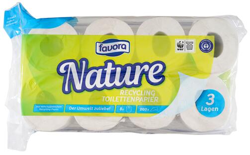 Favora Nature Recycling Toilettenpapier