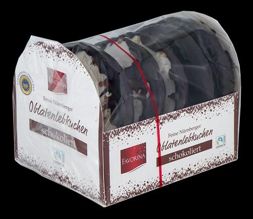 Favorina Feine Nürnberger Oblatenlebkuchen schokoliert, g.g.A.