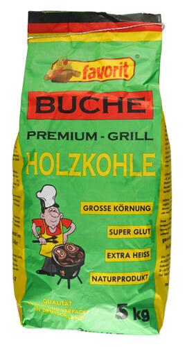 Favorit Buche Premium-Grill Holzkohle