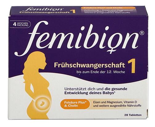 Femibion 1 Frühschwangerschaft, Tabletten
