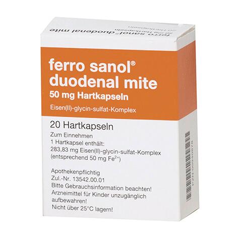 Ferro Sanol Duodenal Mite 50 mg Hartkapseln