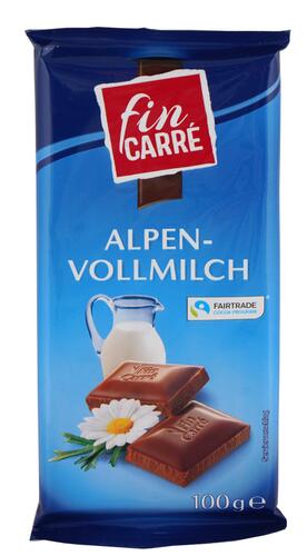 Fin Carré Alpenvollmilch, Fairtrade Cocoa Program