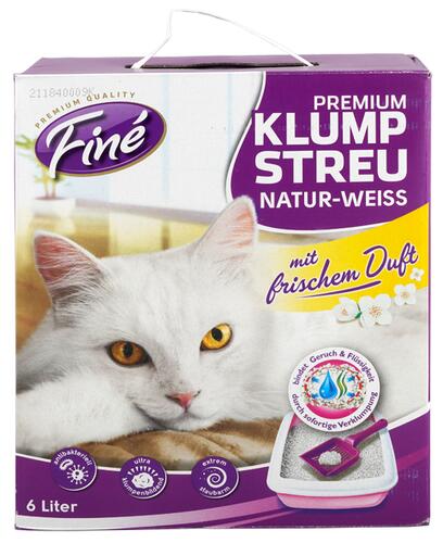 Finé Premium Klumpstreu Natur-weiss