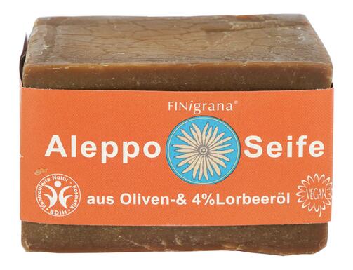 Finigrana Aleppo Seife Olivenöl & 4 % Lorbeeröl