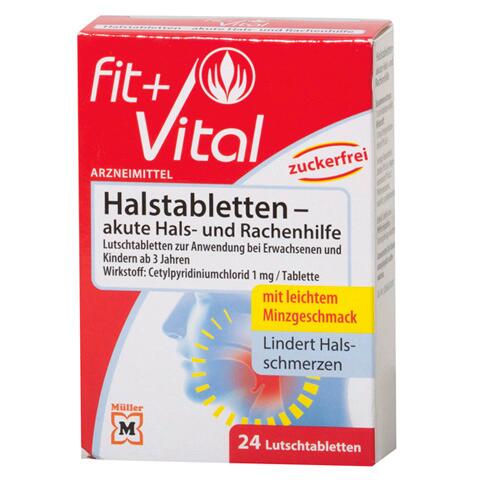 Fit + Vital Halstabletten Akute Hals- und Rachenhilfe
