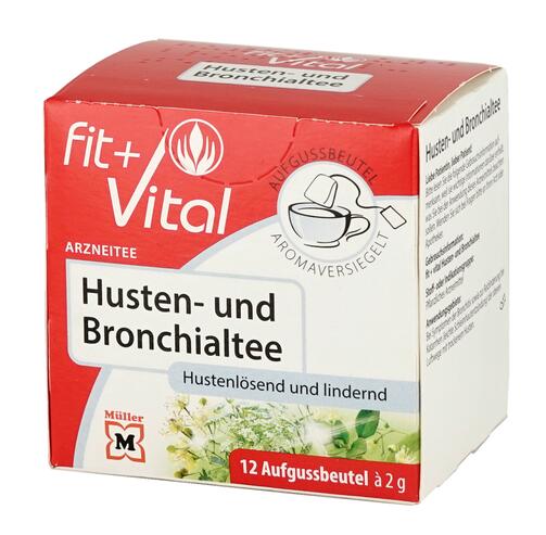 Fit + Vital Husten- und Bronchialtee, Beutel