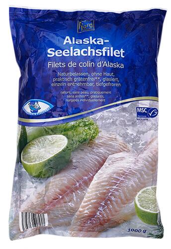 Fjordkrone Alaska-Seelachsfilet, naturbelassen