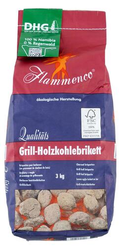 Flammenco Grill-Holzkohlebrikett