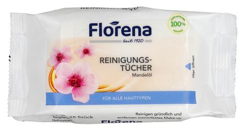 Florena Reinigungstücher Mandelöl