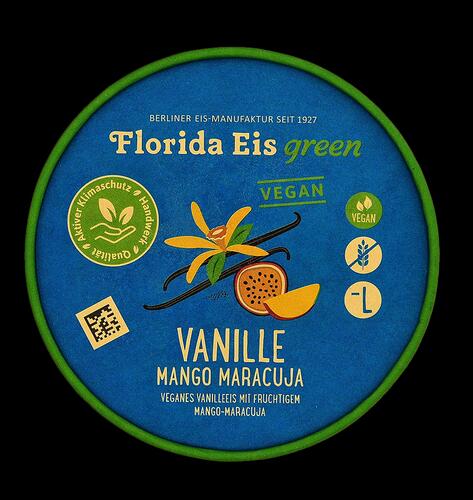 Florida Eis green Vanille Mango Maracuja