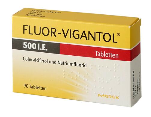 Fluor-Vigantol 500 I.E., Tabletten