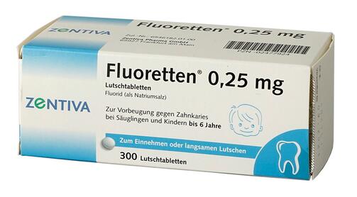 Fluoretten 0,25 mg, Lutschtabletten