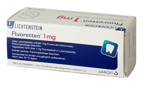 Fluoretten 1 mg, Lutschtabletten