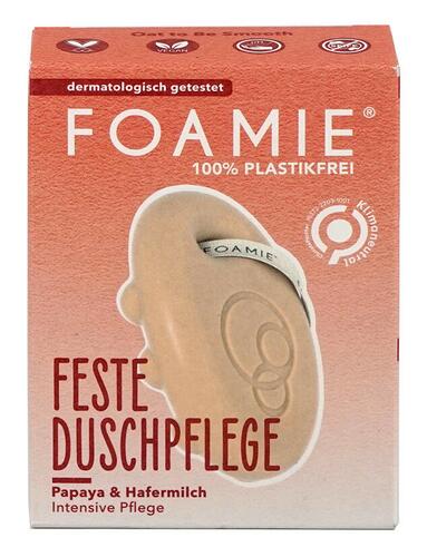 Foamie Feste Duschpflege Papaya & Hafermilch Foamie Feste Duschpflege Papaya & Hafermilch