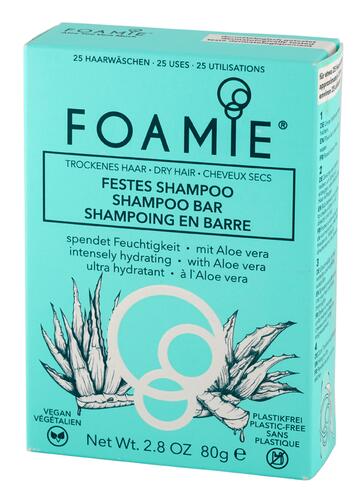 Foamie Festes Shampoo für trockenes Haar mit Aloe Vera