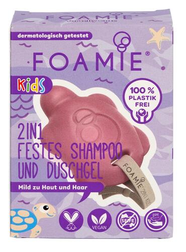 Foamie Kids 2in1 Festes Shampoo und Duschgel 