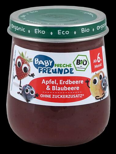 Freche Freunde Baby Apfel, Erdbeere & Blaubeere