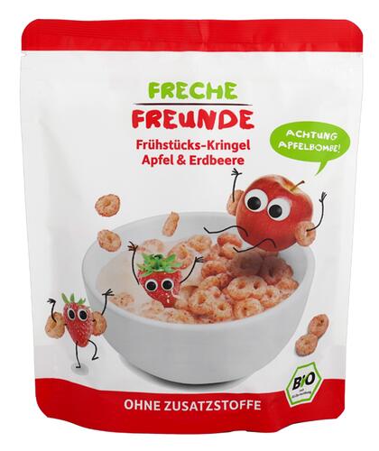 Freche Freunde Frühstücks-Kringel Apfel & Erdbeere, Bio
