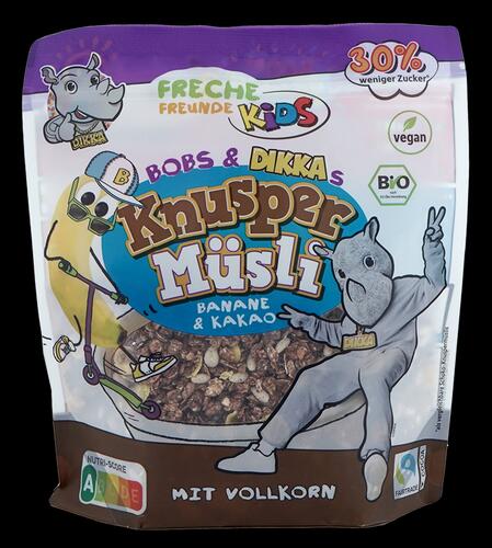 Freche Freunde Kids Bobs & Dikkas Knusper Müsli Banane & Kakao