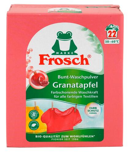Frosch Bunt-Waschpulver Granatapfel