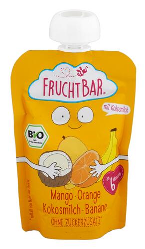 Fruchtbar Mango, Orange, Kokosmilch, Banane, Bio