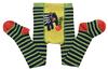 Frugi Krabbelstrumpfhose, geringelt mit Tapir Frugi Krabbelstrumpfhose, geringelt mit Tapir