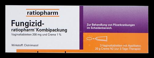 Fungizid-ratiopharm Kombipackung, Vaginaltabletten und Creme