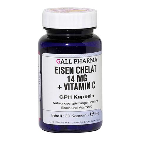 Gall Pharma Eisen Chelat 14 mg + Vitamin C, GHP Kapseln