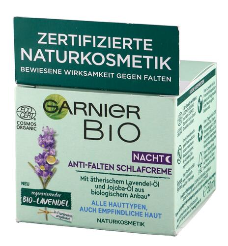 Garnier Bio Lavendel Anti-Falten Schlafcreme Garnier Bio Lavendel Anti-Falten Schlafcreme