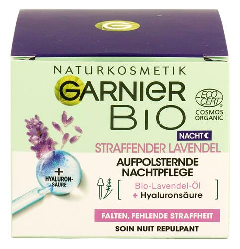 Garnier Bio Straffender Lavendel Aufpolsternde Nachtpflege
