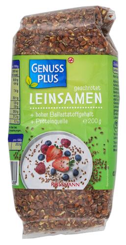 Genuss Plus Leinsamen geschrotet