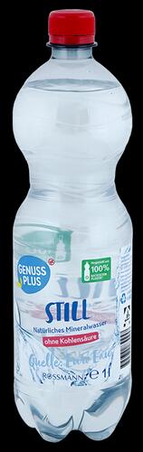 Genuss Plus Natürliches Mineralwasser Still