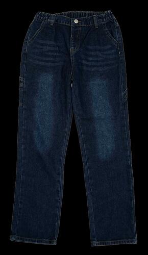 Gerade Geschnittene Jeans für Jungen, dunkle Waschung, Gr. 11-12Y Gerade Geschnittene Jeans für Jungen, dunkle Waschung, Gr. 11-12Y