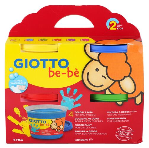 Giotto be-bè 4 Fingerfarben