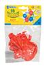 Globos 10 Ballons mit Rundumdruck Herzen, rot, Art.33700