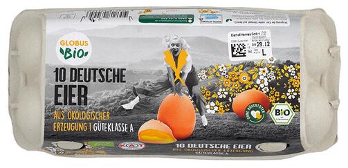 Globus Bio 10 Deutsche Eier aus ökologischer Erzeugung