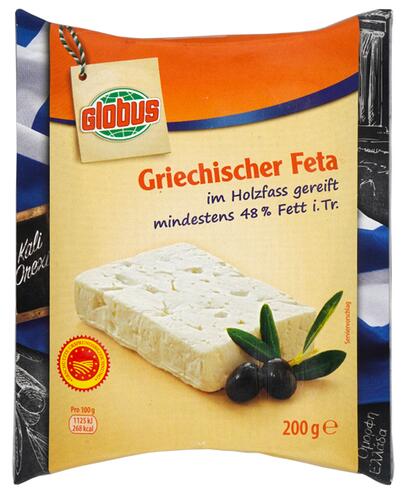 Globus Griechischer Feta im Holzfass gereift