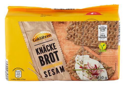 Goldähren Knäckebrot Sesam