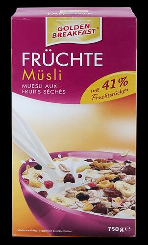 Golden Breakfast Früchte Müsli